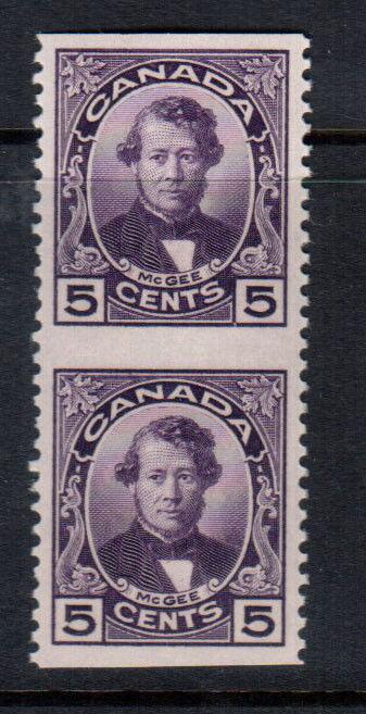 Canada #146c Very Fine Never Hinged Imperf Pair