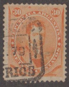 Argentina Scott #24 Stamp - Used Single