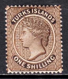 Turks Islands - Scott #47 - MH - Pencil/rev. - SCV $7.25