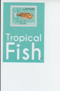 2013 Palau Tropical Fish  SS (Scott 1158) MNH