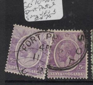 East Africa & Uganda SG 70-70a See Cancels VFU (7dtt) 