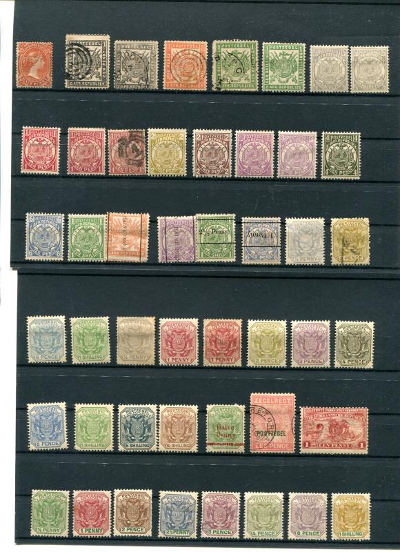 Transvaal  Mint and Used collection F-VF  2 scans -  Lakeshore Philatelics