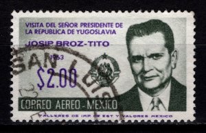 Mexico 1963 Airmail, Visit of President of Yugoslavia, 2p [Used]