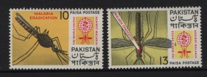 PAKISTAN  160-161 MNH MALARIA SET 1962