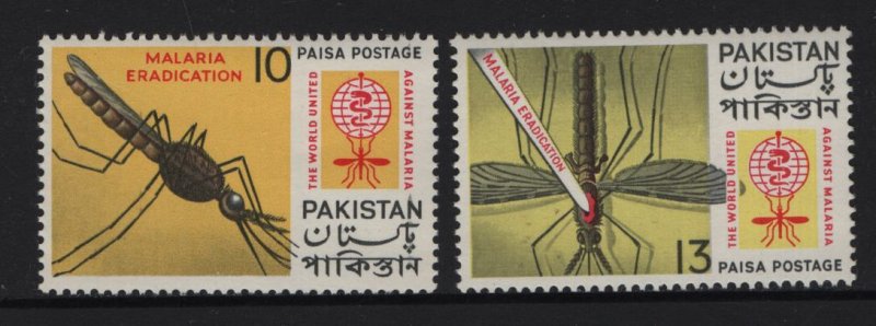 PAKISTAN  160-161 MNH MALARIA SET 1962