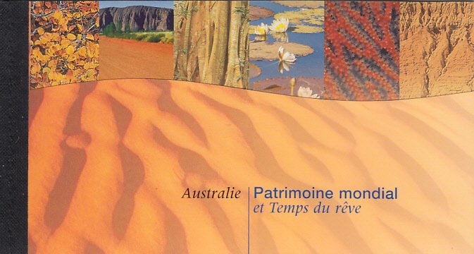 UN Geneva 1999 MNH Sc #335 Booklet Australia: World Heritage and the Dreamtime