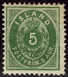 Wonderful Iceland #16 Mint OG F-VF SCV$75...fill a fascinating spot!!