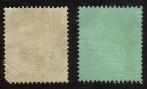 1911, Germany Bavaria, 5pfg, Used, Different shades, Sc 78 Type I & II