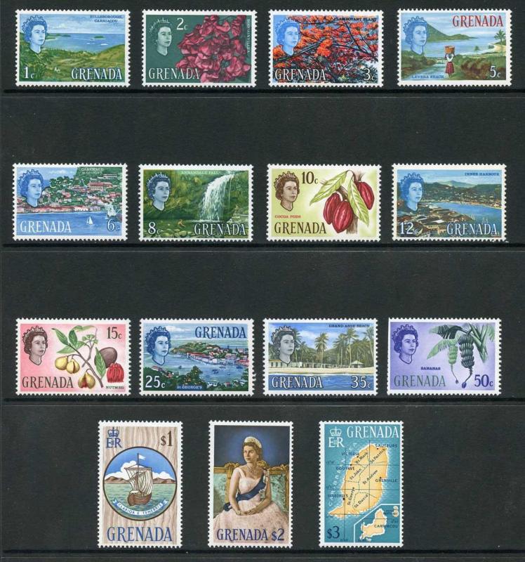 Grenada SG231/45 1966 Set Fresh M/M