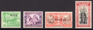 Niue 1946 Sc#90/93 PEACE ISSUE WWII  Set (4) MH