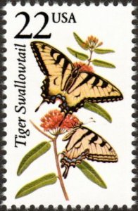 United States 2300 - Mint-NH - 22c Tiger Swallowtail Butterfly (1987) (cv $1.00)