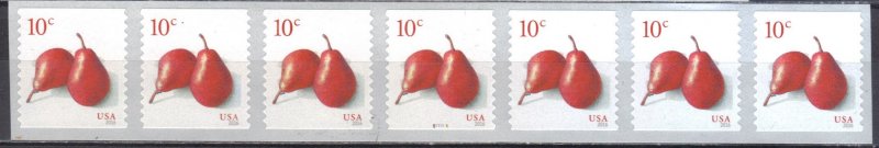 #5039 PNC-7 W/Bk#05660  Pears  MNH (10 cent)