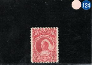 NIGER COAST PROTECTORATE QV Stamp 2½d Oil Rivers Overprint MNG 1894 OBLUE124