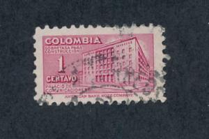   Colombia 1948 Scott RA41 used - 1c, Ministry of posts