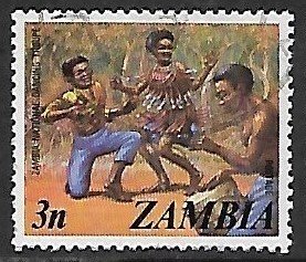 Zambia # 137 - National dancing Group - used.....{BE13}