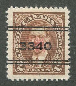 CANADA PRECANCEL KINGSTON 3-232 