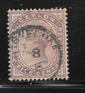 Ceylon #131 Used Singles