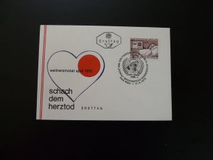 medicine cardiology FDC Austria 1972