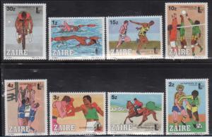 Zaire 1182-9 Summer Olympic Sports Mint NH