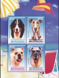 US 571 Trust Territories Micronesia NH VF Dogs M/S