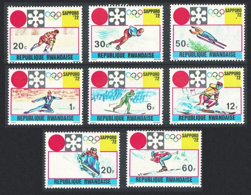 Rwanda Winter Olympic Games Sapporo 8v SG#448-455