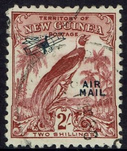 NEW GUINEA 1932 UNDATED BIRD AIRMAIL 2/- USED