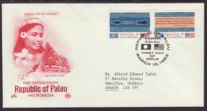 Palau Postal Service 1983 PCS Typed FDC BIN