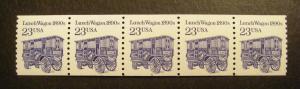 Scott 2464a, 23c Lunch Wagon, PNC5, #5, shiny - mottled