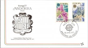 Andorra, Worldwide First Day Cover