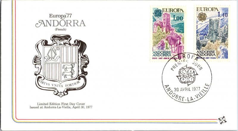 Andorra, Worldwide First Day Cover