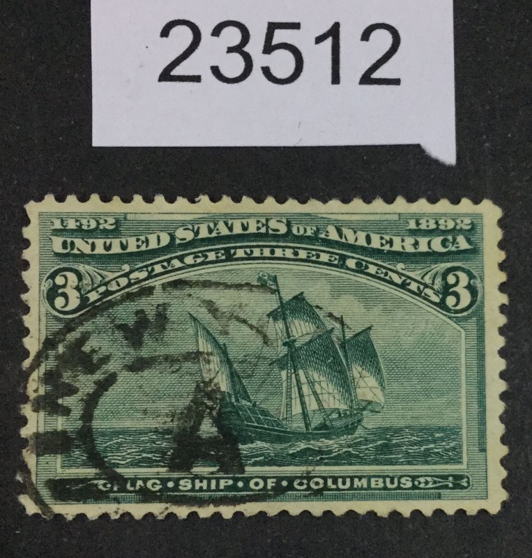 US STAMPS #232 USED LOT #23512