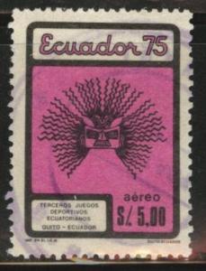 Ecuador Scott C558 used 1975 airmail stamp 