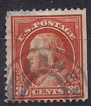 US  Sc# 439 Ben Franklin  Used