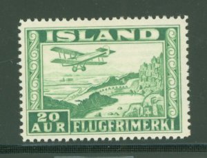 Iceland #C16a Unused Single