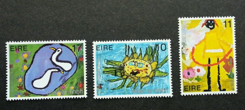 Ireland Year Of The Child Children's Painting 1979 Duck Pond Flower (stamp) MNH