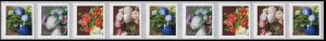 2017 US Stamp - Flowers of Garden PNC 9 - 3K/10K with Back Coil#- SC# 5233-5236