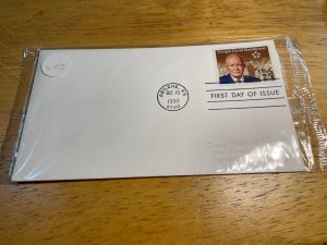 FDC of 1990 Dwight Eisenhower Centennial stamp