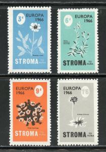 STROMA SET OF FOUR 1966 EUROPA STAMPS MINT HINGED