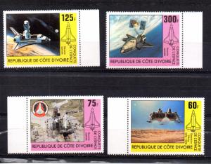 Ivory Coast 585-588 MNH
