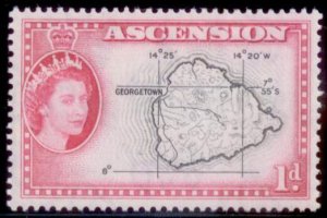 Ascension 1956 SC# 63 MNH-OG E35