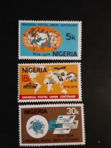 +Nigeria #321-323             MNH