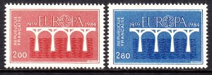 France 1984 EUROPA Complete Mint MNH Set SC 1925-1926