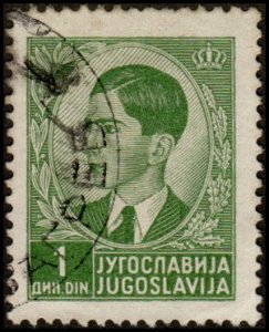 Yugoslavia 144 - Used - 1d King Peter II (1939)