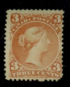 Canada #25 MINT Fine OG LH Cat$2250