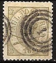 Denmark #15 VF Jumbo