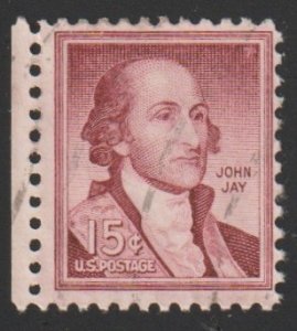SC# 1046 - (15c) - John Jay, Used, Single