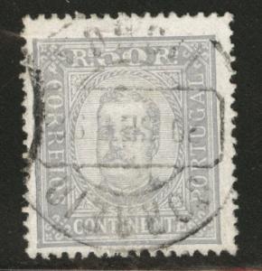 Portugal Scott 72b perf 13.5 King Luiz 1892