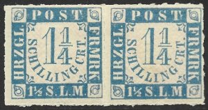 Schleswig-Holstein | Holstein 1864 Roulette 8 PAIR #18 F/VF-HR CV $90.00++-