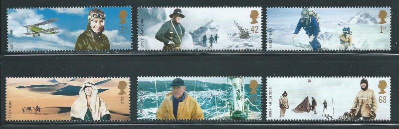 Great Britain 2118-24 Adventurers set MNH