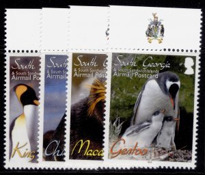SOUTH GEORGIA & SANDWICH ISLANDS QEII SG510-513, 2010 Penguins set, NH MINT. 